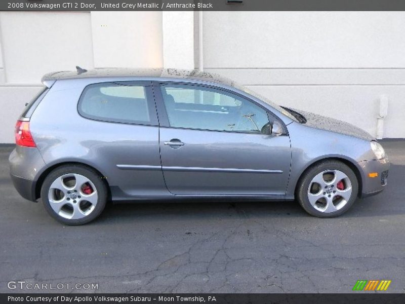 United Grey Metallic / Anthracite Black 2008 Volkswagen GTI 2 Door