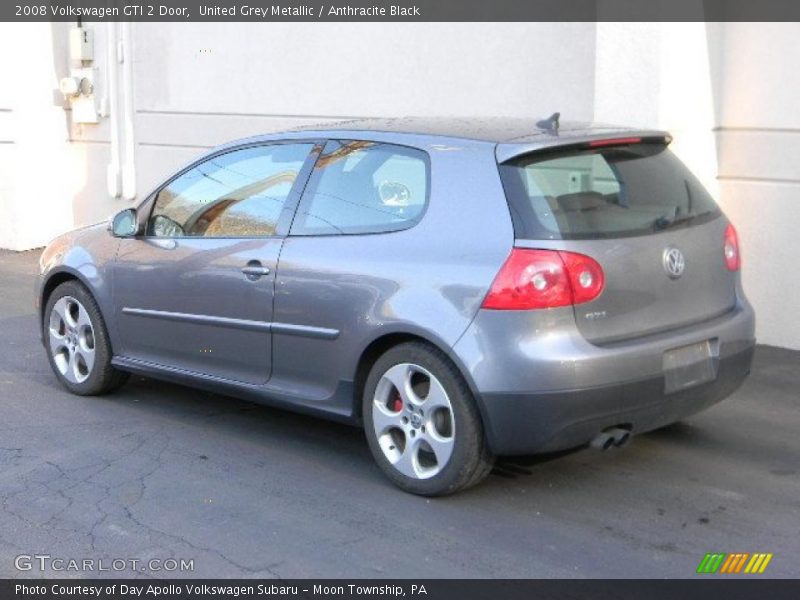 United Grey Metallic / Anthracite Black 2008 Volkswagen GTI 2 Door