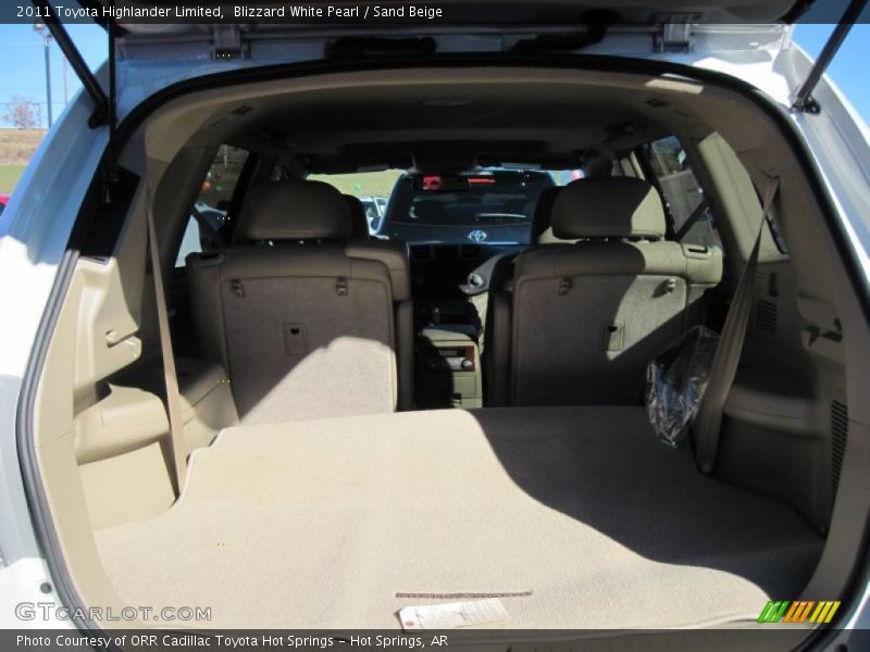 Blizzard White Pearl / Sand Beige 2011 Toyota Highlander Limited