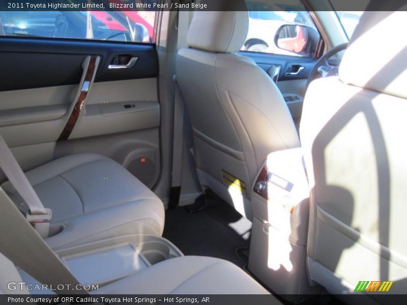 Blizzard White Pearl / Sand Beige 2011 Toyota Highlander Limited