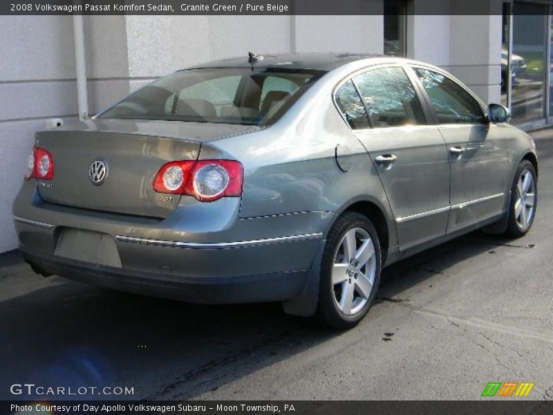 Granite Green / Pure Beige 2008 Volkswagen Passat Komfort Sedan