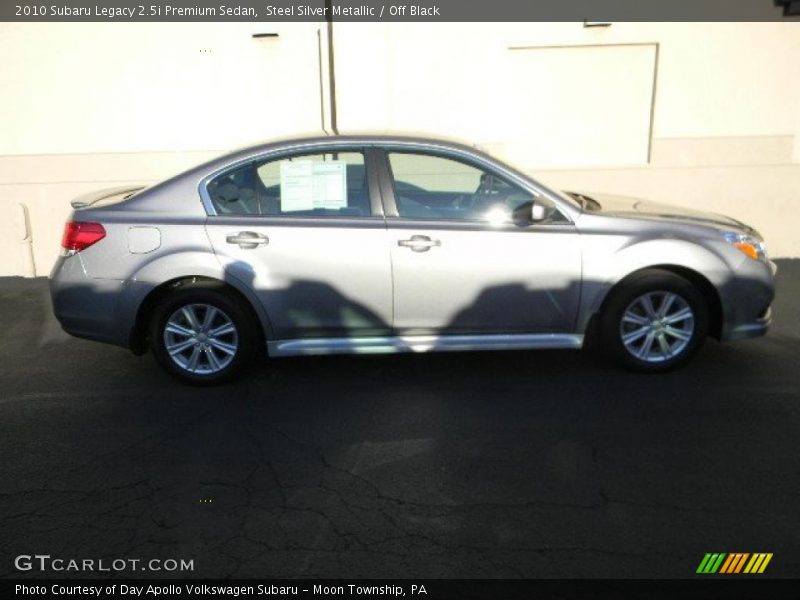 Steel Silver Metallic / Off Black 2010 Subaru Legacy 2.5i Premium Sedan
