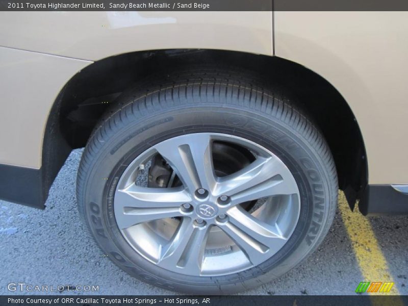 Sandy Beach Metallic / Sand Beige 2011 Toyota Highlander Limited