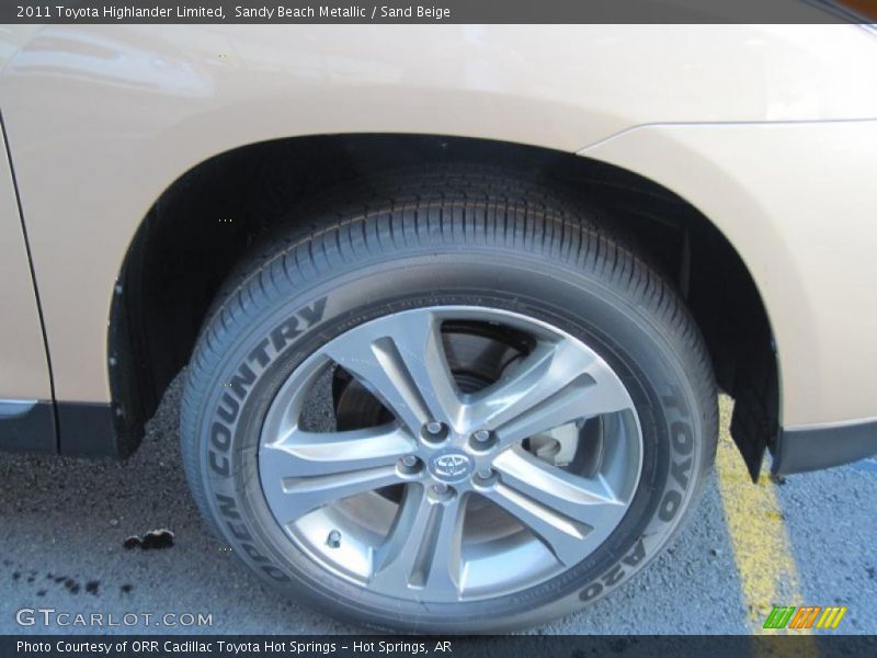 Sandy Beach Metallic / Sand Beige 2011 Toyota Highlander Limited