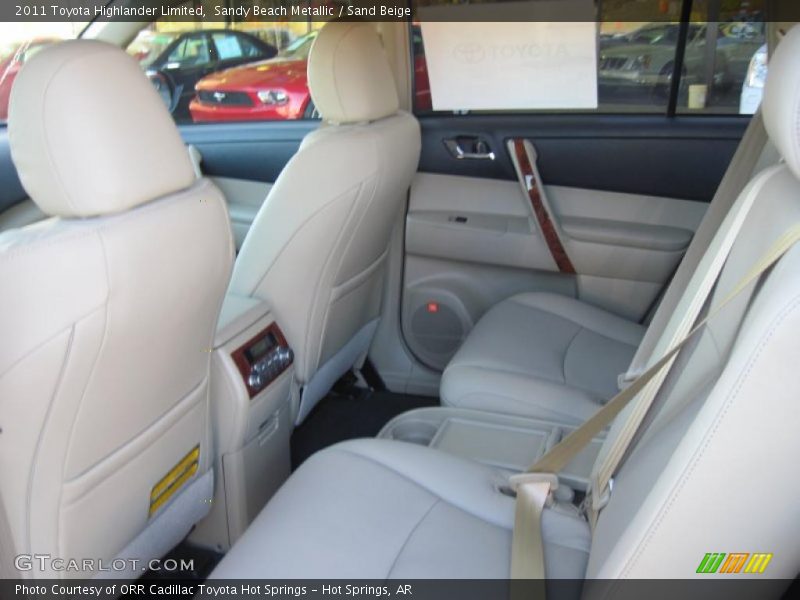  2011 Highlander Limited Sand Beige Interior