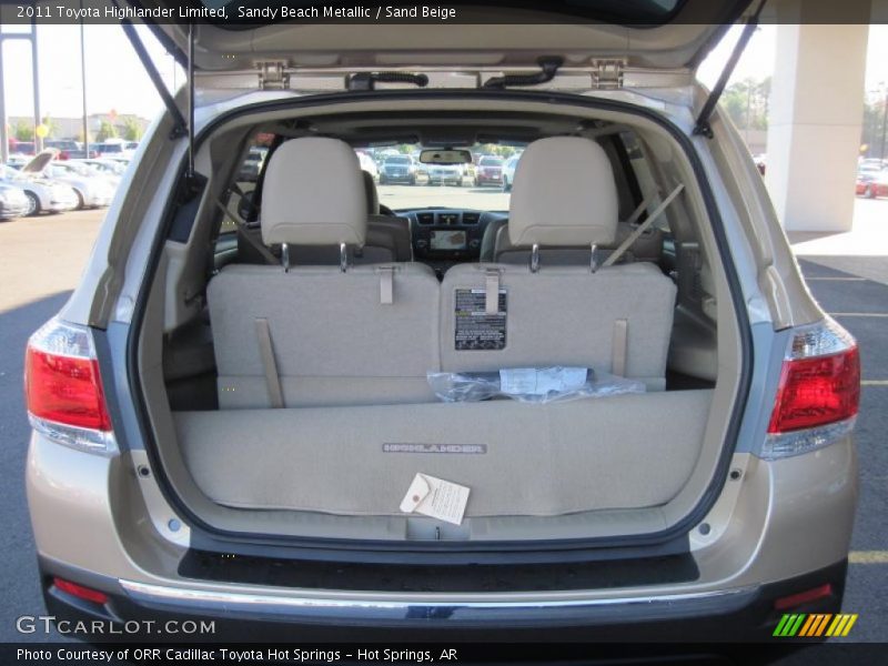  2011 Highlander Limited Trunk