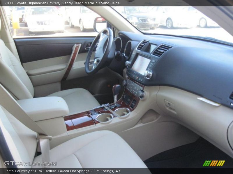  2011 Highlander Limited Sand Beige Interior