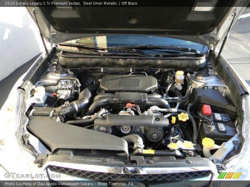 Steel Silver Metallic / Off Black 2010 Subaru Legacy 2.5i Premium Sedan