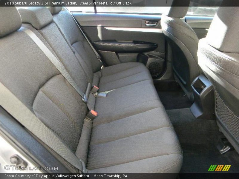 Steel Silver Metallic / Off Black 2010 Subaru Legacy 2.5i Premium Sedan