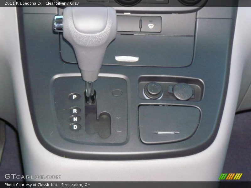 Clear Silver / Gray 2011 Kia Sedona LX