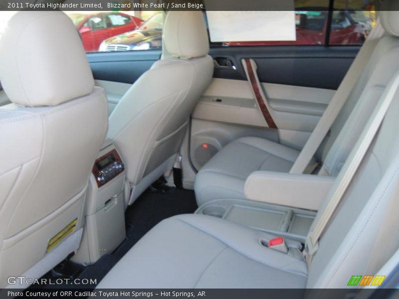 Blizzard White Pearl / Sand Beige 2011 Toyota Highlander Limited