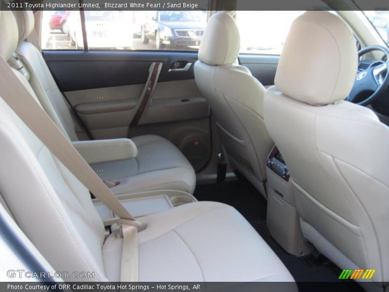 Blizzard White Pearl / Sand Beige 2011 Toyota Highlander Limited