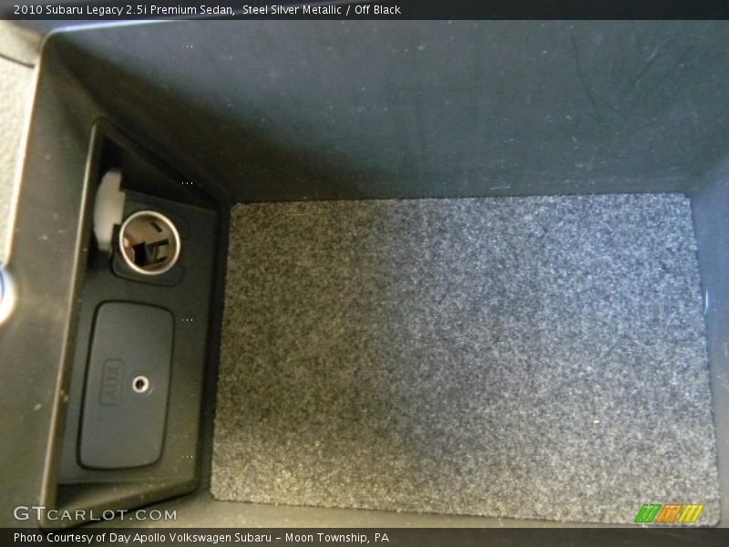 Steel Silver Metallic / Off Black 2010 Subaru Legacy 2.5i Premium Sedan