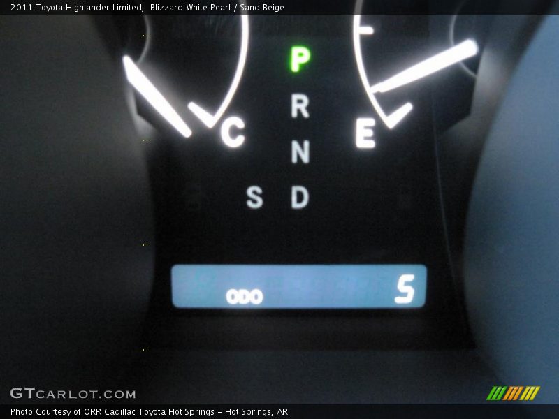 Blizzard White Pearl / Sand Beige 2011 Toyota Highlander Limited