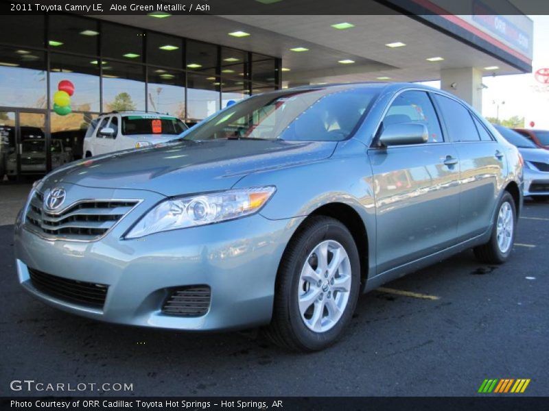 Aloe Green Metallic / Ash 2011 Toyota Camry LE