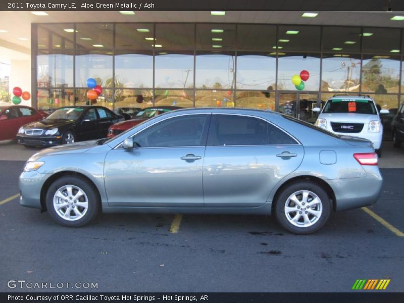 Aloe Green Metallic / Ash 2011 Toyota Camry LE