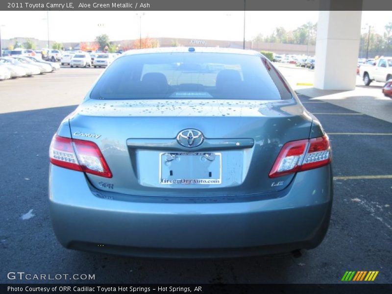 Aloe Green Metallic / Ash 2011 Toyota Camry LE