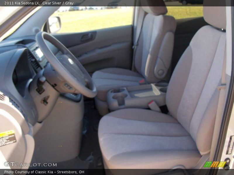 Clear Silver / Gray 2011 Kia Sedona LX