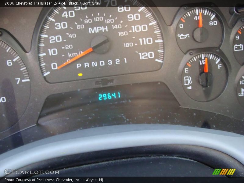 Black / Light Gray 2006 Chevrolet TrailBlazer LS 4x4