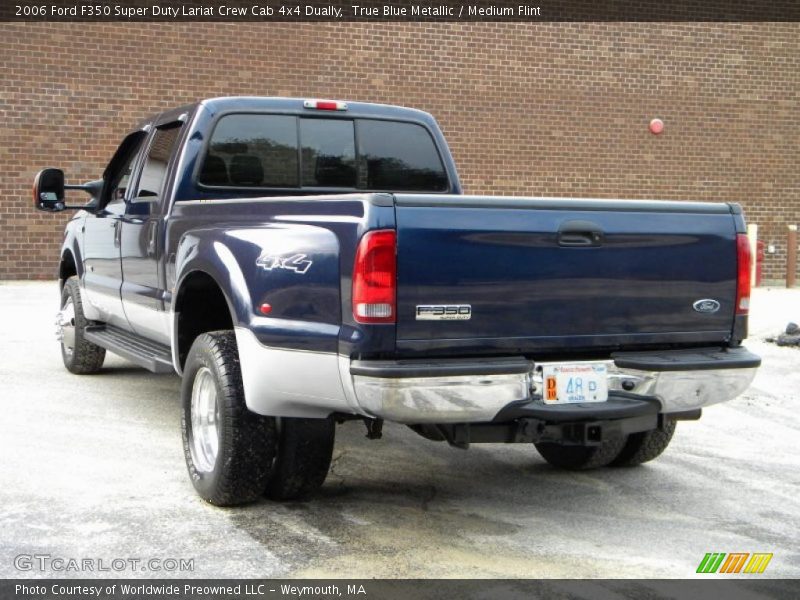 True Blue Metallic / Medium Flint 2006 Ford F350 Super Duty Lariat Crew Cab 4x4 Dually