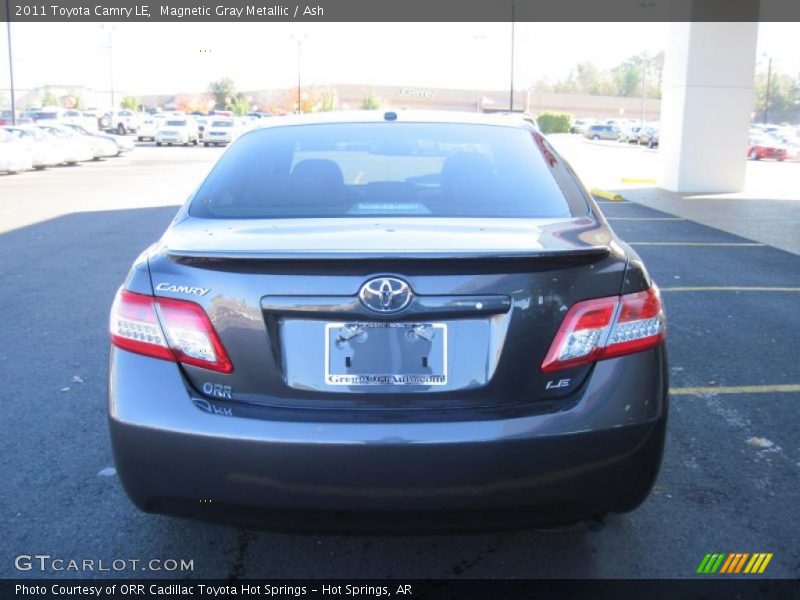 Magnetic Gray Metallic / Ash 2011 Toyota Camry LE