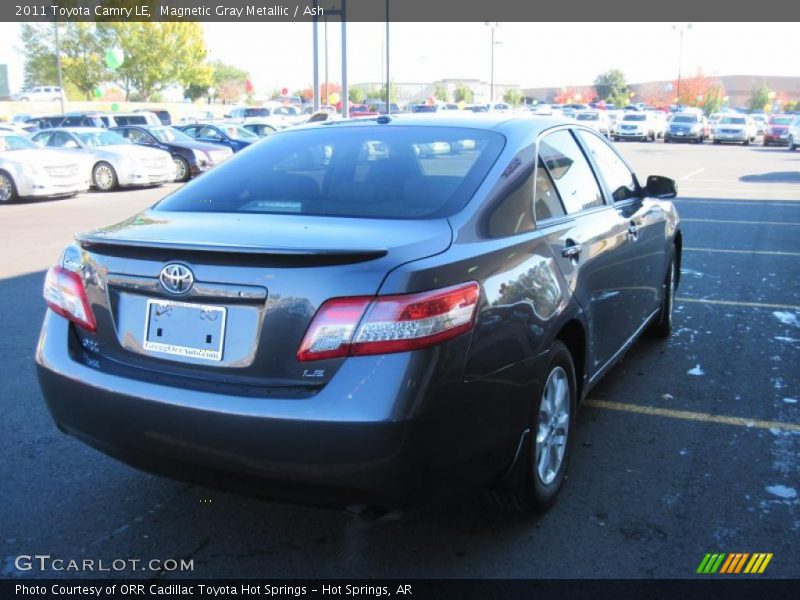 Magnetic Gray Metallic / Ash 2011 Toyota Camry LE