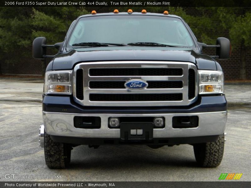 True Blue Metallic / Medium Flint 2006 Ford F350 Super Duty Lariat Crew Cab 4x4 Dually