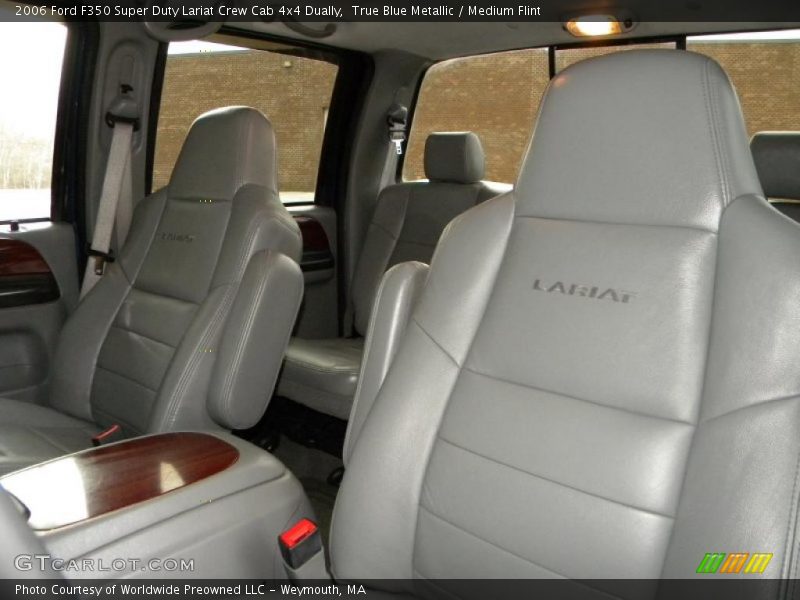 True Blue Metallic / Medium Flint 2006 Ford F350 Super Duty Lariat Crew Cab 4x4 Dually