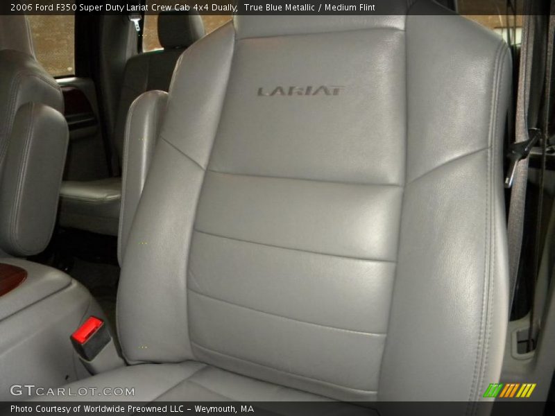 True Blue Metallic / Medium Flint 2006 Ford F350 Super Duty Lariat Crew Cab 4x4 Dually