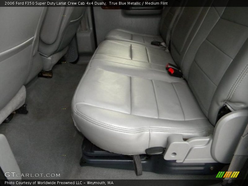 True Blue Metallic / Medium Flint 2006 Ford F350 Super Duty Lariat Crew Cab 4x4 Dually
