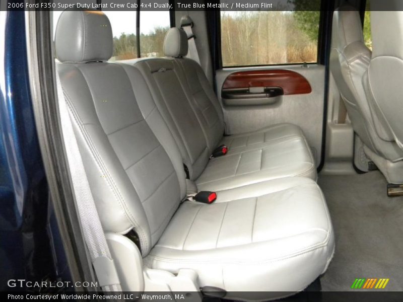 True Blue Metallic / Medium Flint 2006 Ford F350 Super Duty Lariat Crew Cab 4x4 Dually