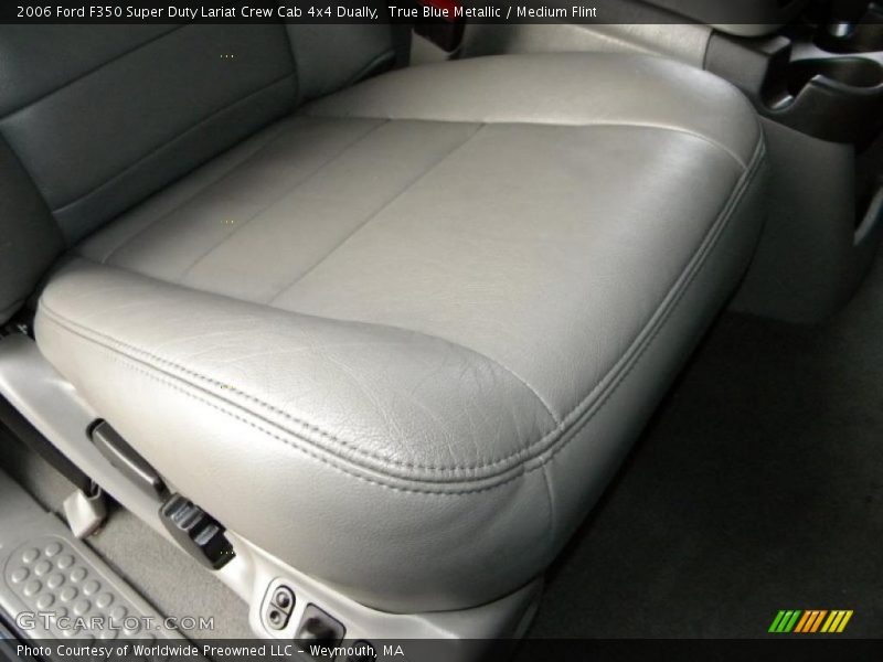 True Blue Metallic / Medium Flint 2006 Ford F350 Super Duty Lariat Crew Cab 4x4 Dually