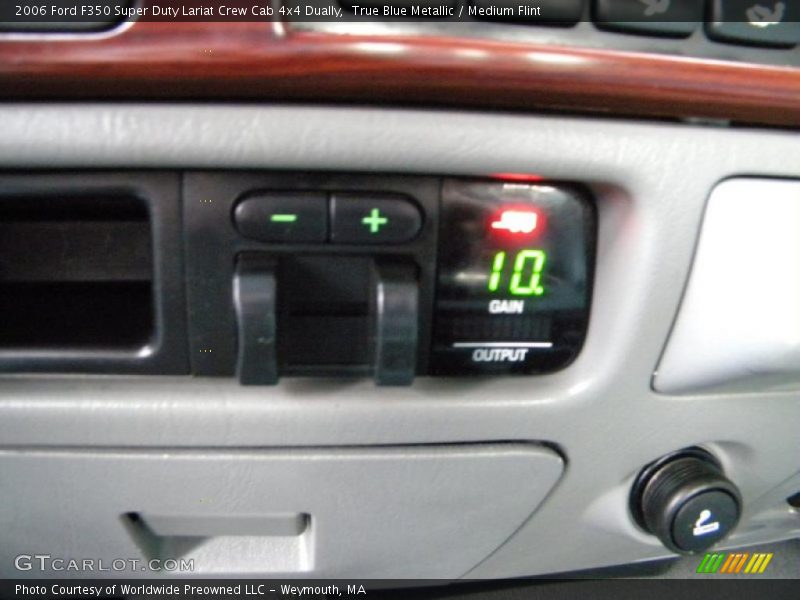 True Blue Metallic / Medium Flint 2006 Ford F350 Super Duty Lariat Crew Cab 4x4 Dually