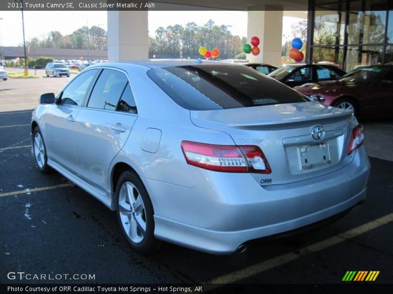Classic Silver Metallic / Ash 2011 Toyota Camry SE