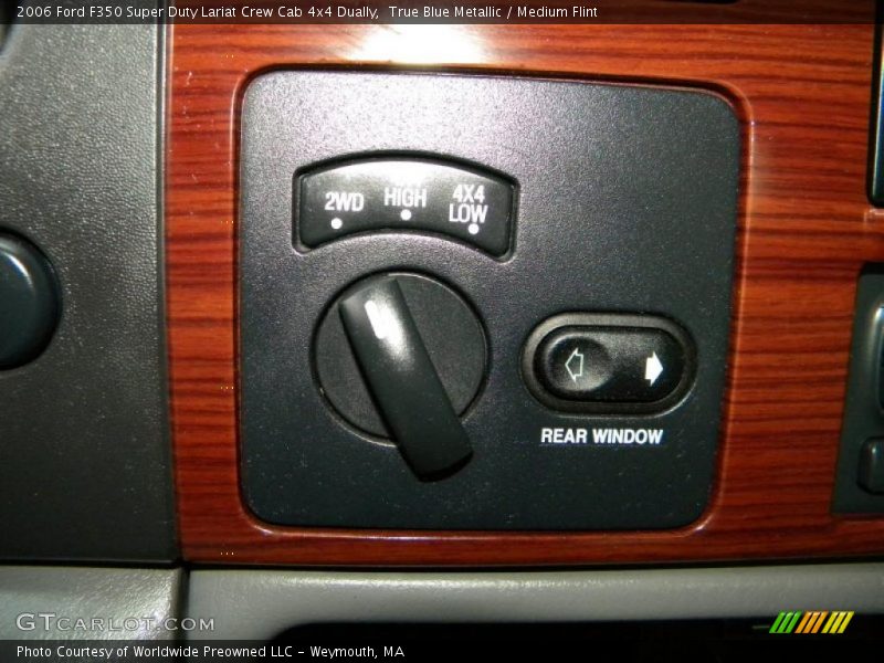 True Blue Metallic / Medium Flint 2006 Ford F350 Super Duty Lariat Crew Cab 4x4 Dually