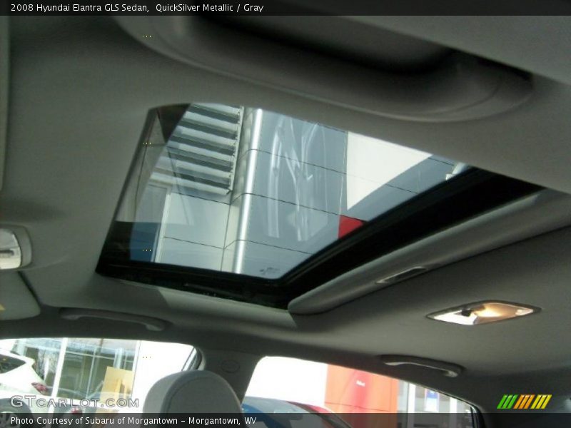 QuickSilver Metallic / Gray 2008 Hyundai Elantra GLS Sedan