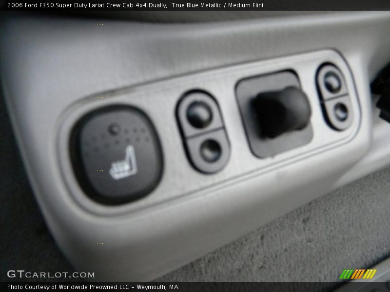 True Blue Metallic / Medium Flint 2006 Ford F350 Super Duty Lariat Crew Cab 4x4 Dually