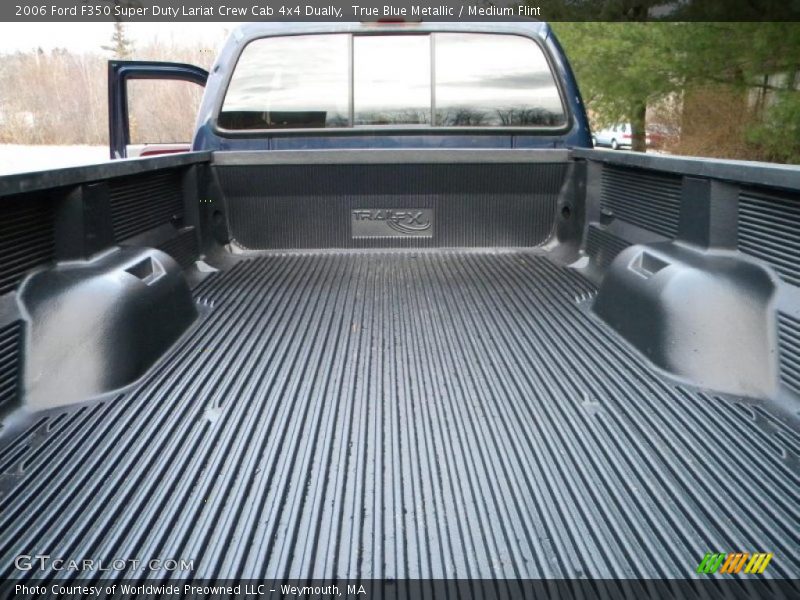 True Blue Metallic / Medium Flint 2006 Ford F350 Super Duty Lariat Crew Cab 4x4 Dually