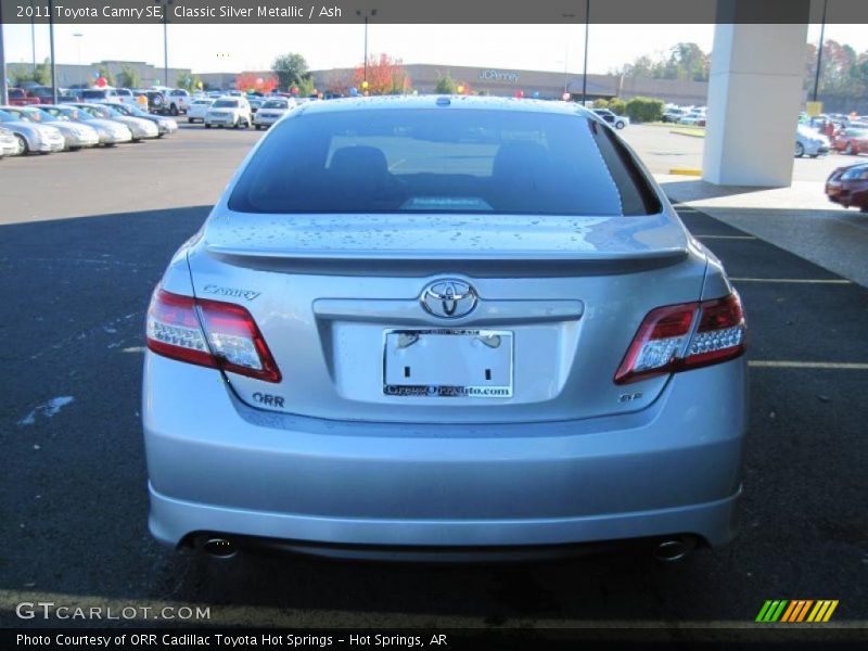 Classic Silver Metallic / Ash 2011 Toyota Camry SE