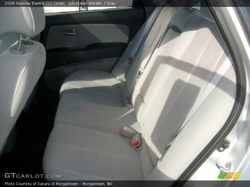 QuickSilver Metallic / Gray 2008 Hyundai Elantra GLS Sedan