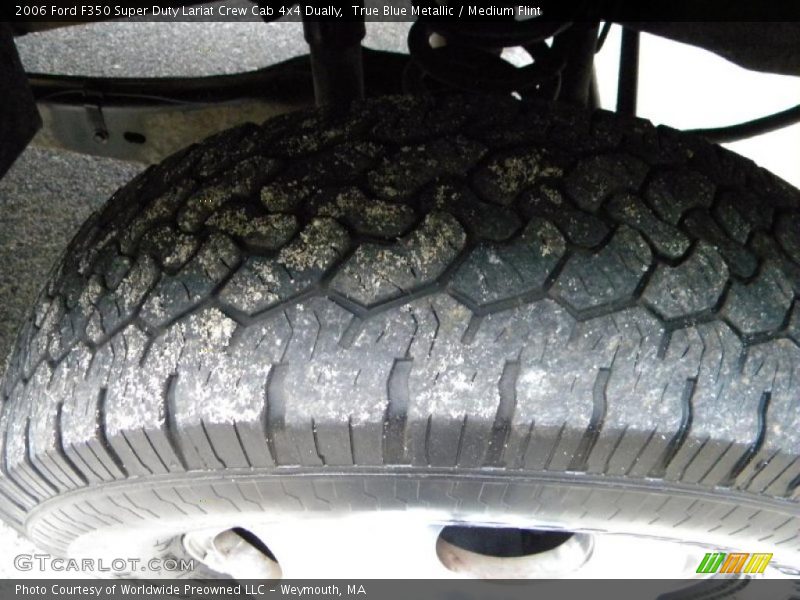 True Blue Metallic / Medium Flint 2006 Ford F350 Super Duty Lariat Crew Cab 4x4 Dually