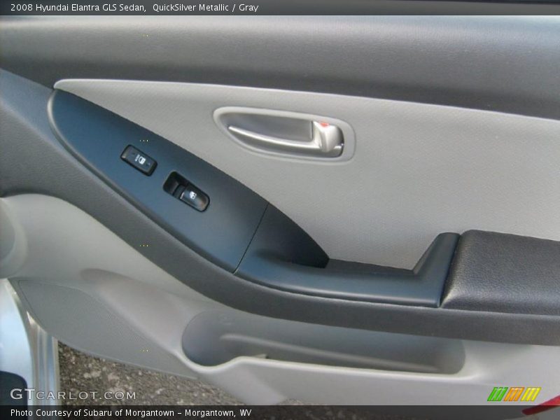 QuickSilver Metallic / Gray 2008 Hyundai Elantra GLS Sedan