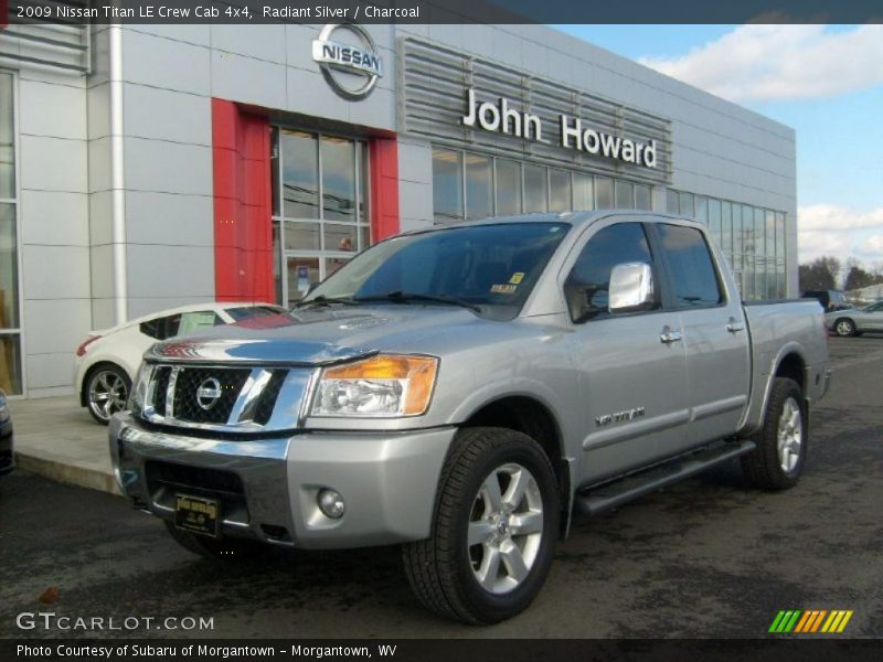 Radiant Silver / Charcoal 2009 Nissan Titan LE Crew Cab 4x4
