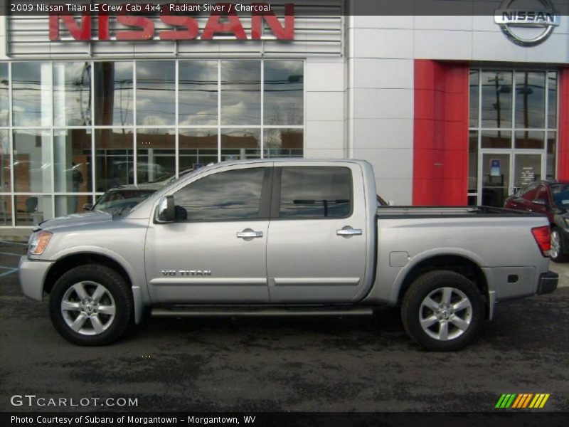 Radiant Silver / Charcoal 2009 Nissan Titan LE Crew Cab 4x4
