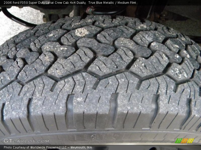 True Blue Metallic / Medium Flint 2006 Ford F350 Super Duty Lariat Crew Cab 4x4 Dually