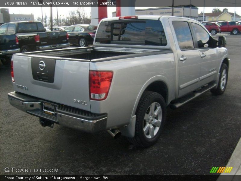 Radiant Silver / Charcoal 2009 Nissan Titan LE Crew Cab 4x4