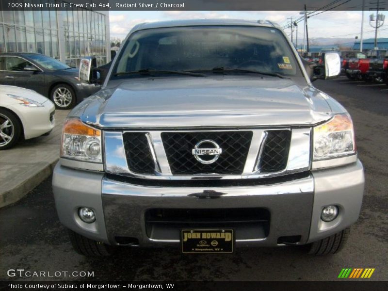 Radiant Silver / Charcoal 2009 Nissan Titan LE Crew Cab 4x4
