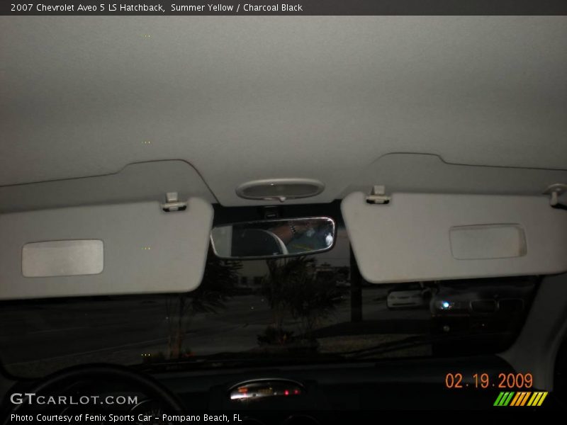 Summer Yellow / Charcoal Black 2007 Chevrolet Aveo 5 LS Hatchback