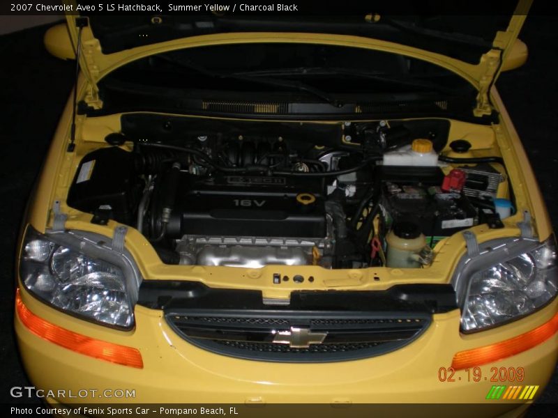 Summer Yellow / Charcoal Black 2007 Chevrolet Aveo 5 LS Hatchback