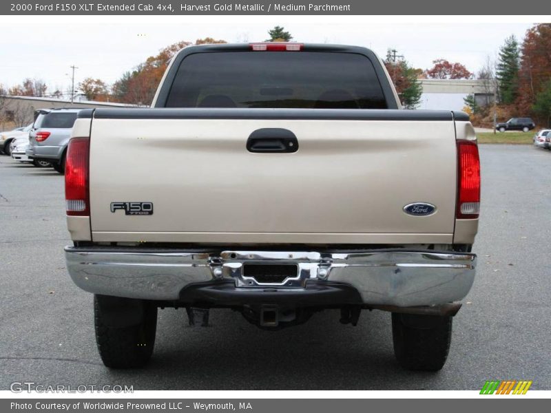 Harvest Gold Metallic / Medium Parchment 2000 Ford F150 XLT Extended Cab 4x4